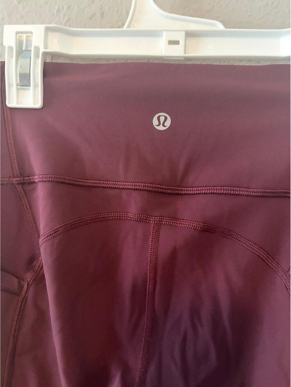 Lululemon All The Right Places Crop II *23in inseam Red size 4. Like New Conditi - Picture 2 of 6